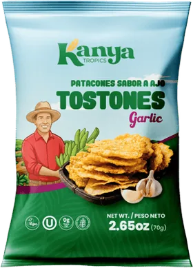 Empaque Kanya Tropics Tostones Ajo