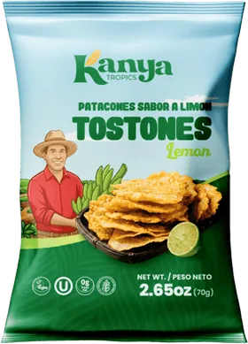 Empaque Kanya Tropics Tostones Limón
